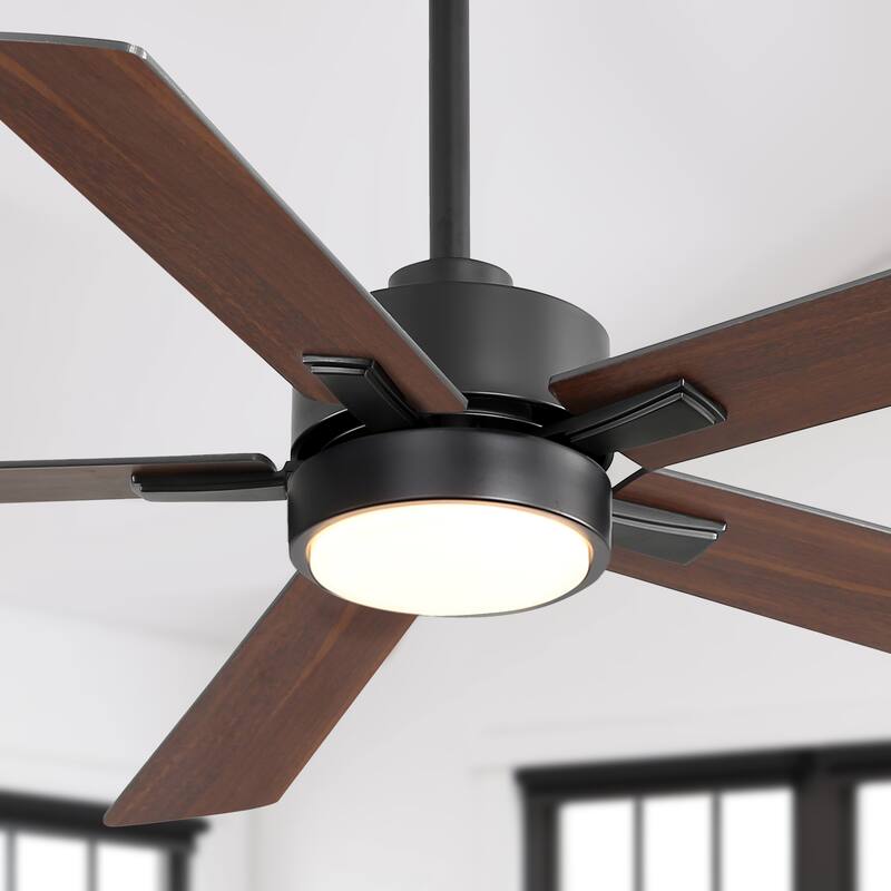 52-IN LED Ceiling Fan with Light Kit and Remote- 5 Blade