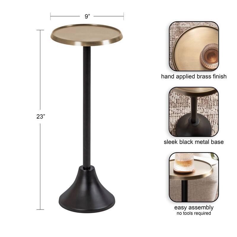 Kate and Laurel Sanzo Metal Side Table
