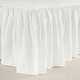 preview thumbnail 1 of 10, Lush Decor Ruffle Crib Skirt Single - 52" x 28" White