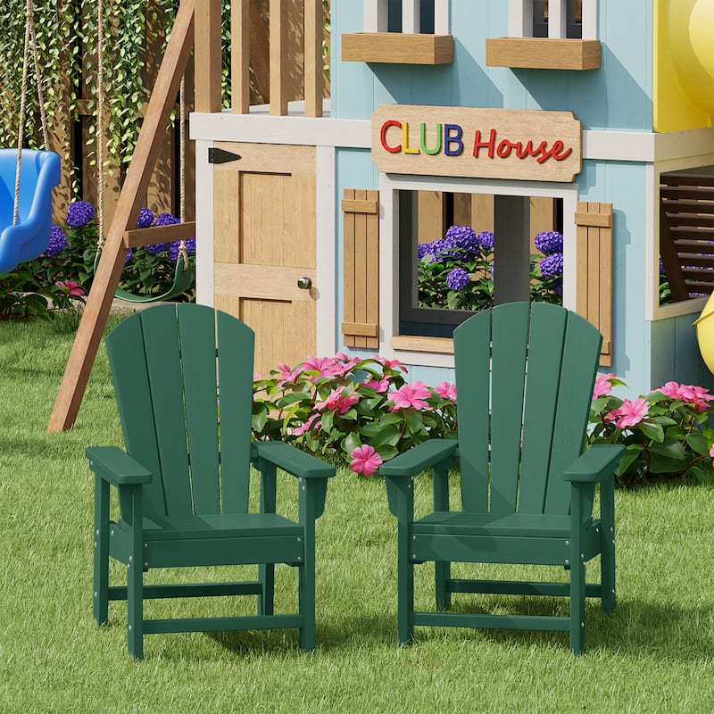 Laguna Kids Outdoor Poly Adirondack Chair (Set of 2)