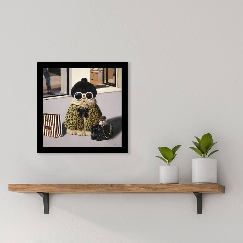Propac Images Retail Therapy Textured Wall Art - Blue
