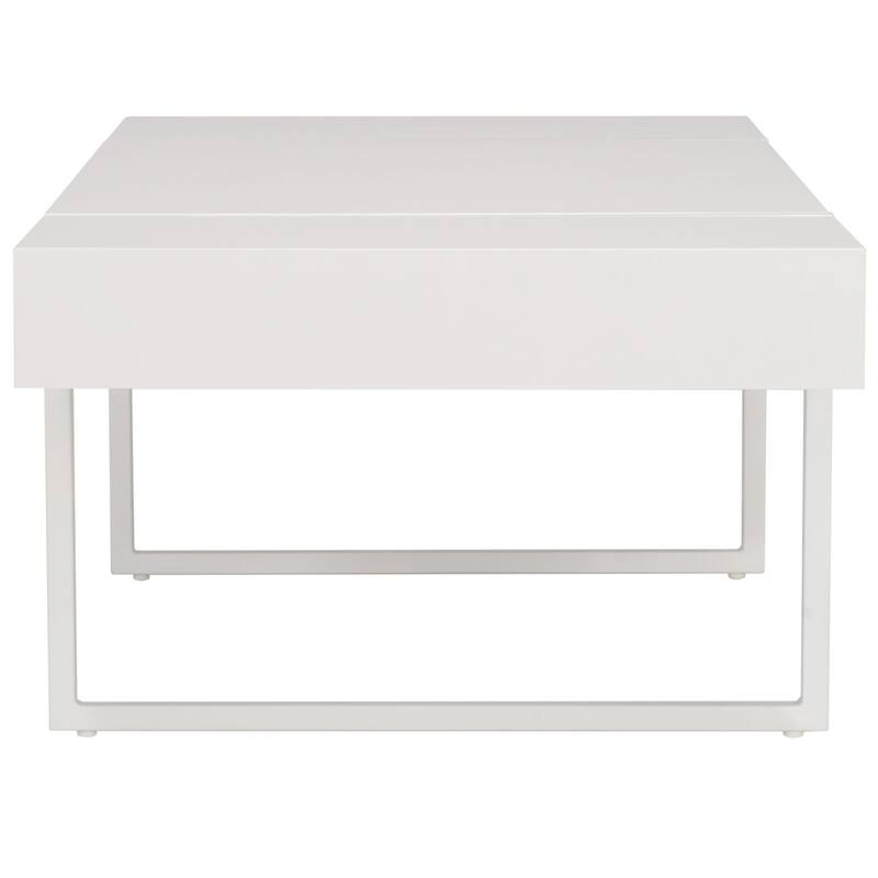 SAFAVIEH Milly Modern Rustic Rectangular Coffee Table - 43.3" W x 23.6" L x 15.7" H - 43.3" W x 23.6" L x 15.7" H - 43Wx24Dx16H