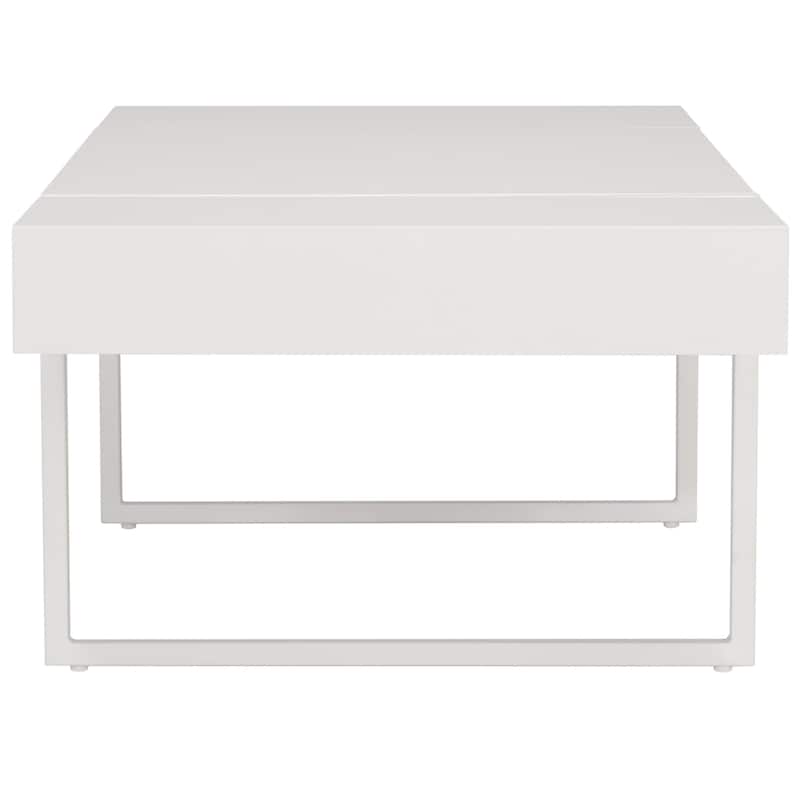 SAFAVIEH Tristan Modern Rustic Rectangular Coffee Table - 43.3" W x 23.6" L x 15.7" H - 43.3" W x 23.6" L x 15.7" H