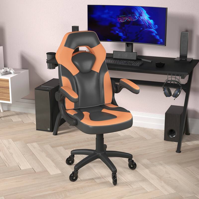 Flash Furniture FFIF25041 Tekut 25" Wide Mesh Adjustable Gaming Office