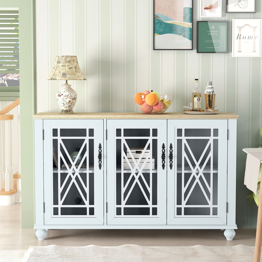 Coastal outlet buffet cabinet