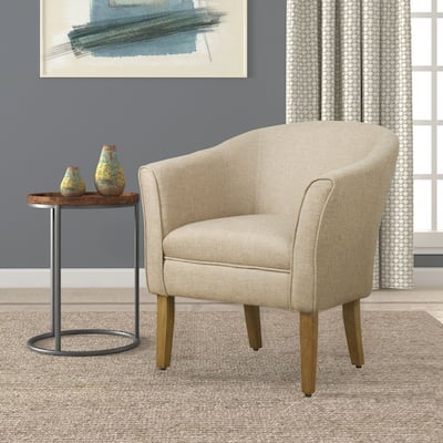 Porch & Den Kingswell Upholstered Barrel Accent Chair