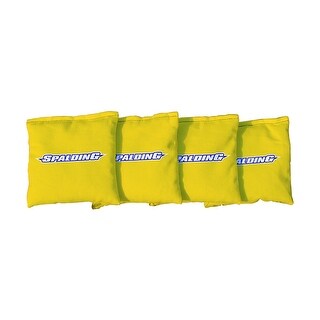 Spalding University SU Golden Eagles Yellow Cornhole Bags