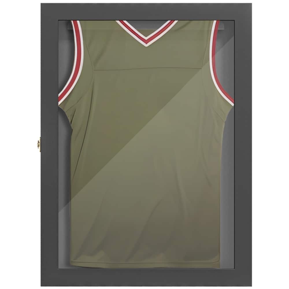MDF Wall-Mount Jersey Display Case with Acrylic Door