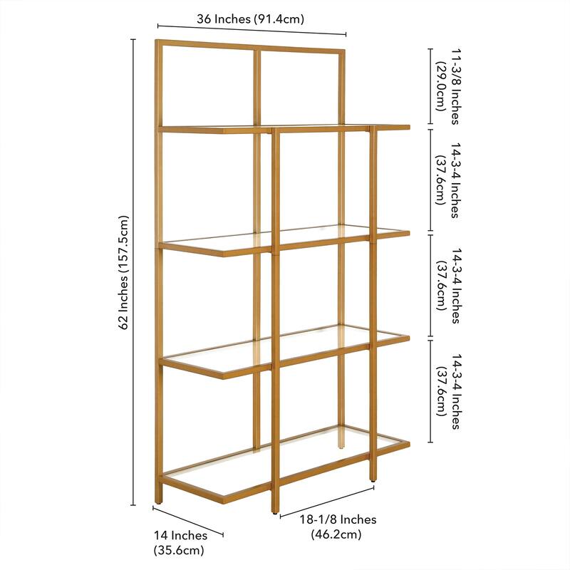 Ingels 62'' Tall Rectangular Bookcase