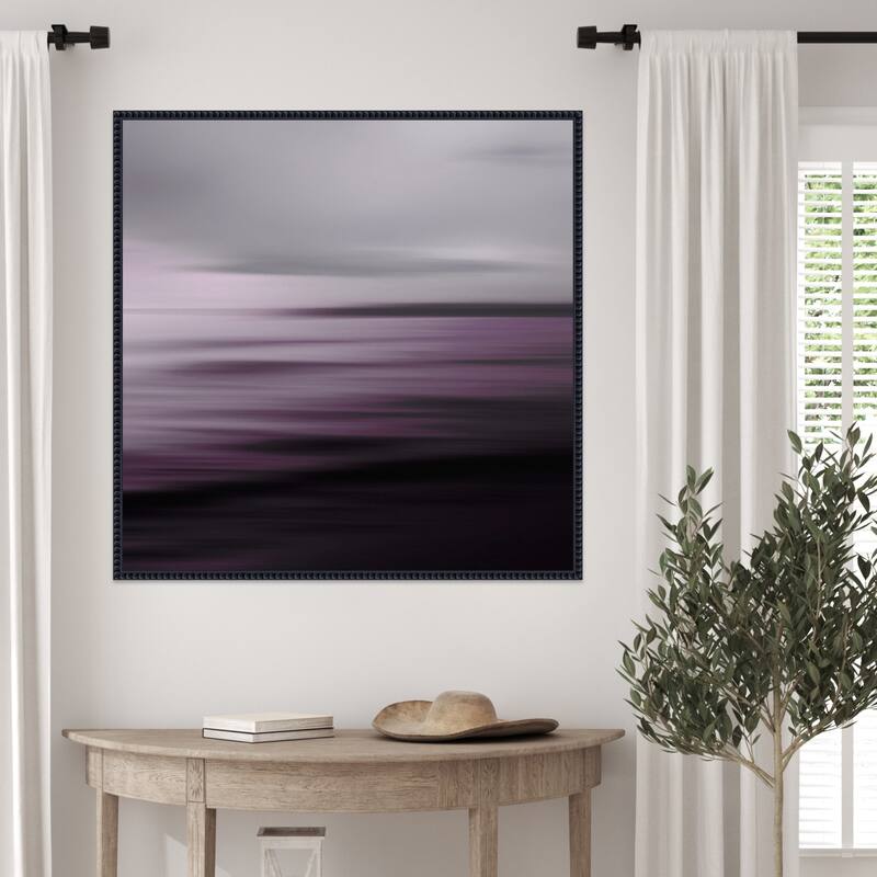 Mystic Twilight Waves by Lena Weisbek Framed Canvas Wall Art Print