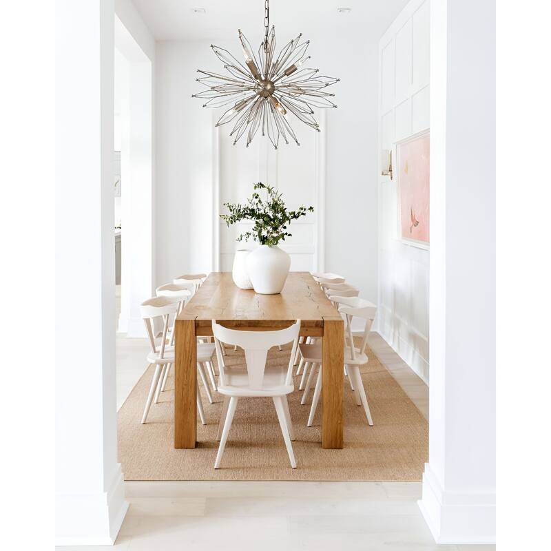 6 Light Orbital Satellite Carbon Sputnik Chandelier