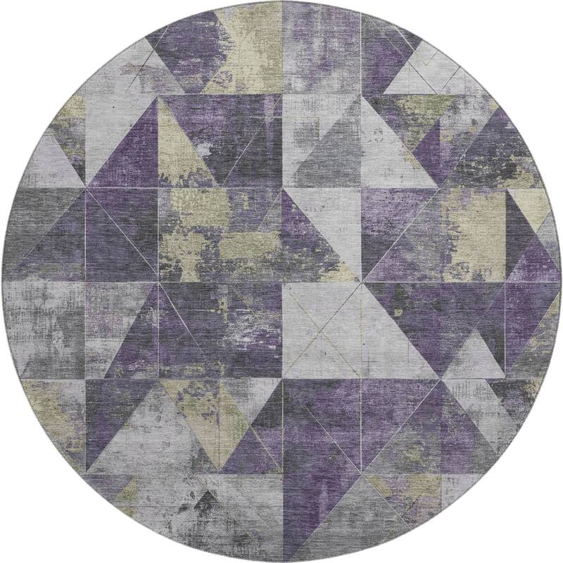 Premium Washable Super Soft Contemporary Mosaic Mayfield Rug