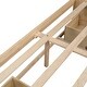 preview thumbnail 5 of 52, Platform Bed with 6 Storage Drawers, Wooden Bedframe, Full/Queen Size
