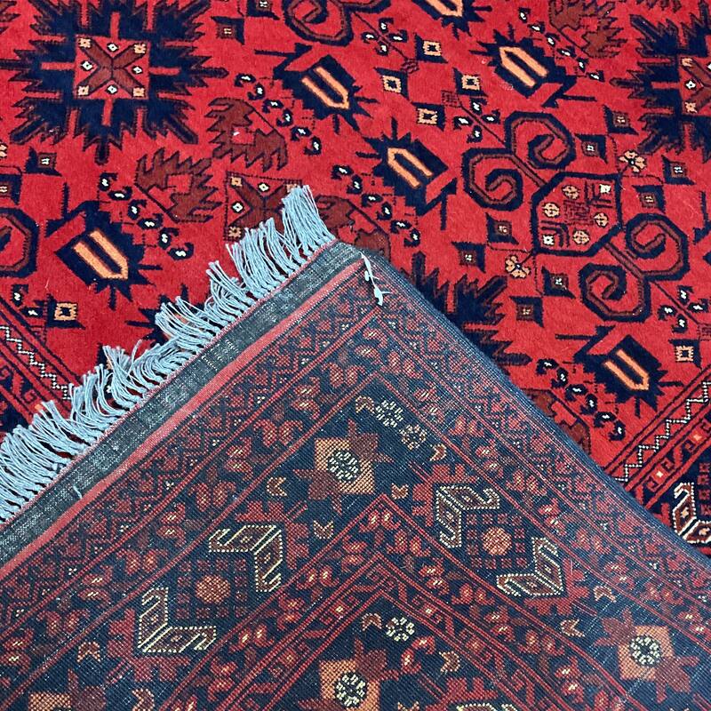 HERAT ORIENTAL Handmade Khall Mohammadi Wool Rug - 4'9" x 6'7"