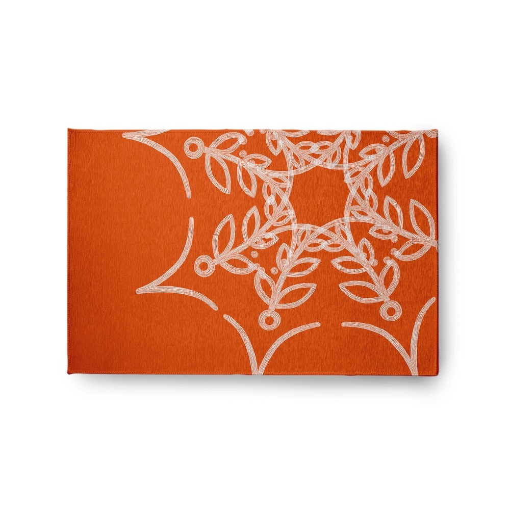 Web Art Halloween Design Chenille Area Rug