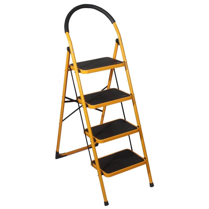 Portable 2/3/4 Step Ladder Lightweight Ladders with Sturdy Steel and Anti-Slip Wide Pedal (330 Lb)