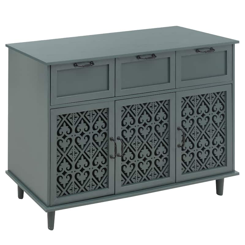 3 Door 3 Drawer Cabinet, American Furniture
