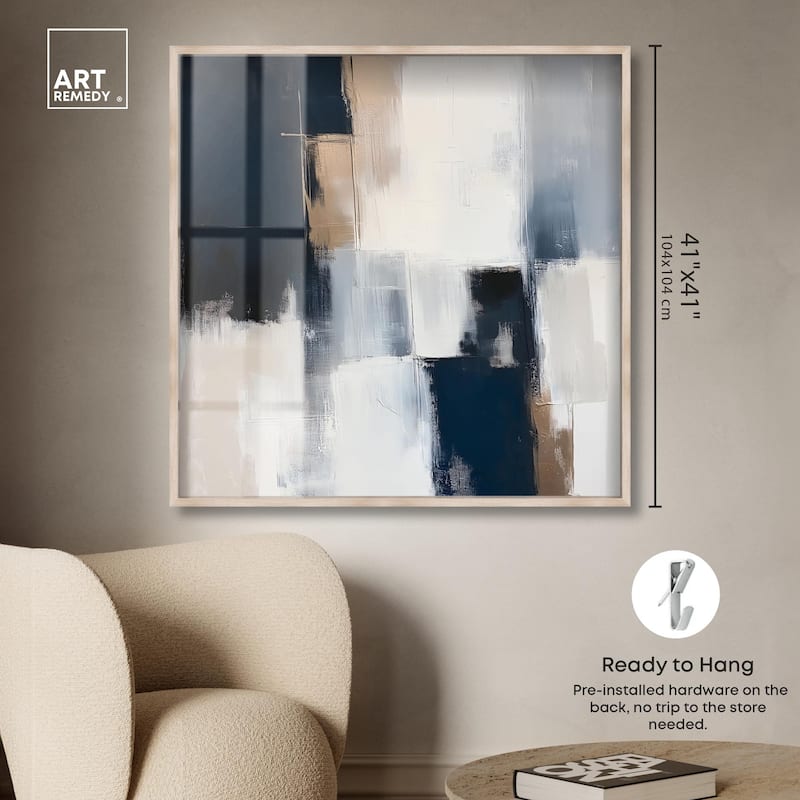 Blue Mood Depth II Shadowbox by Art Remedy
