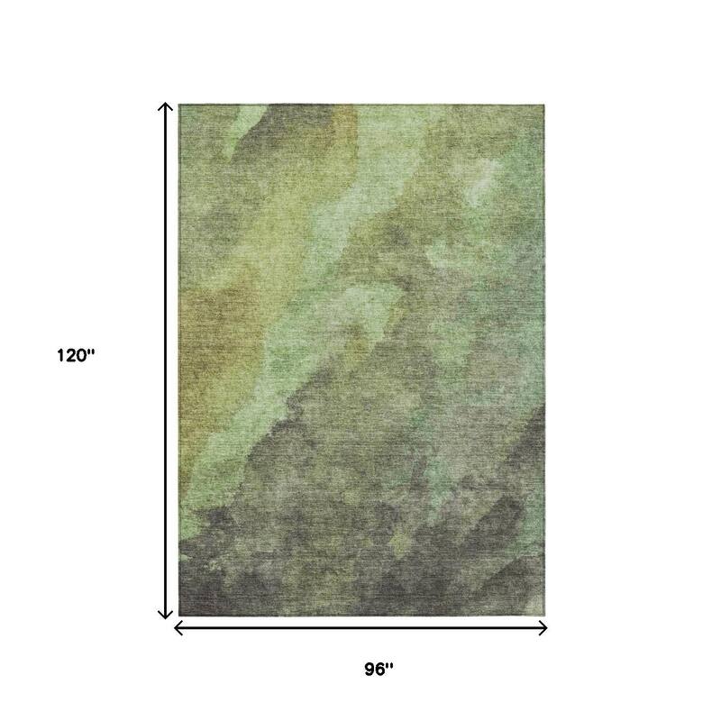 HomeRoots Abstract Transitional Rectangle Outdoor Rug