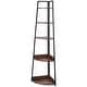 preview thumbnail 3 of 47, UIMOSO Corner Bookshelf, Corner Bookcase with Heavy Duty Metal Frame & Wooden Shelves 5-Tier,70" Tall,Trapezoidal-shaped