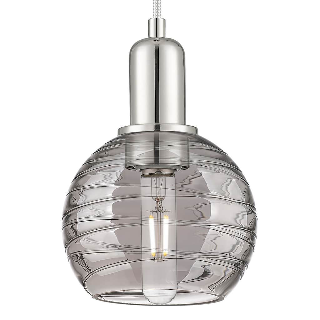 Innovations Lighting 716-1P-G1213-6SM Athens Deco Swirl 6" Wide Cord