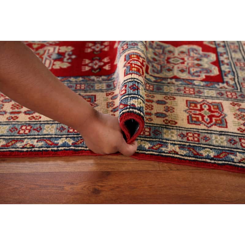 Traditional Red Kazak Oriental Area Rug Handmade Wool Carpet - 4'9" x 7'4"