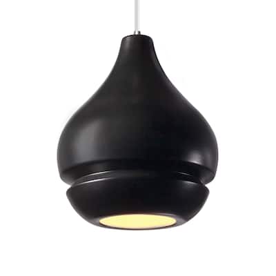 Carson Carrington Sallberg 1-light Polished Chrome Pendant - Polished Chrome, Carbon Matte Black, White