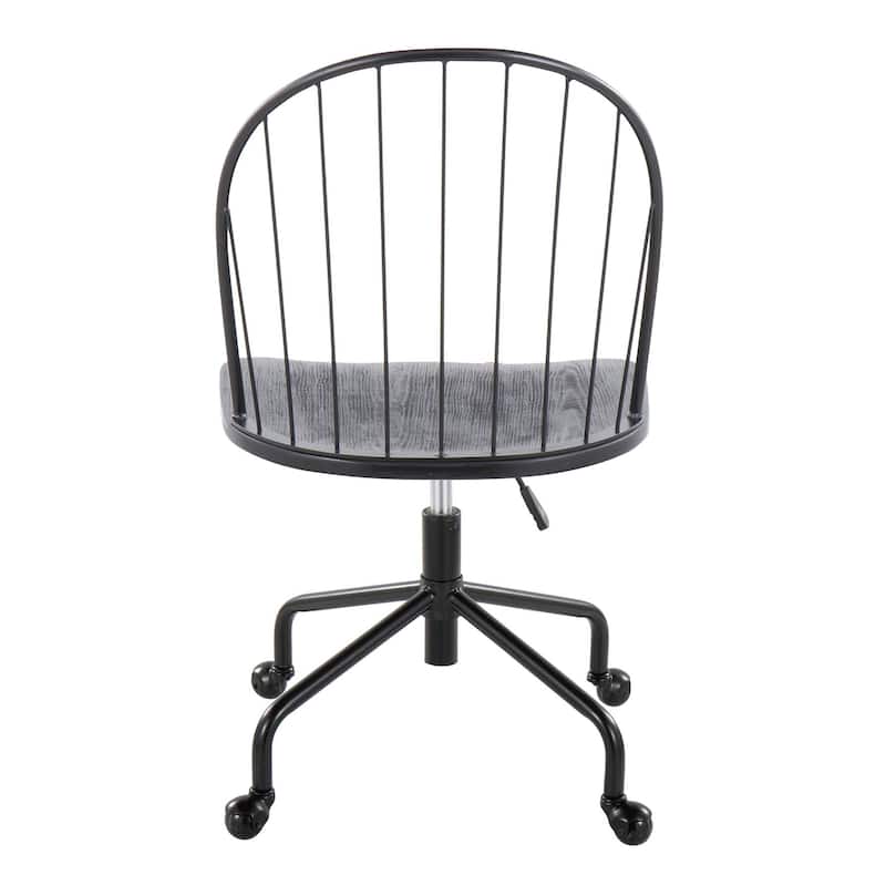Stylish and Functional Farmhouse Office Chair with Adjustable Height and 360-Degree Swivel