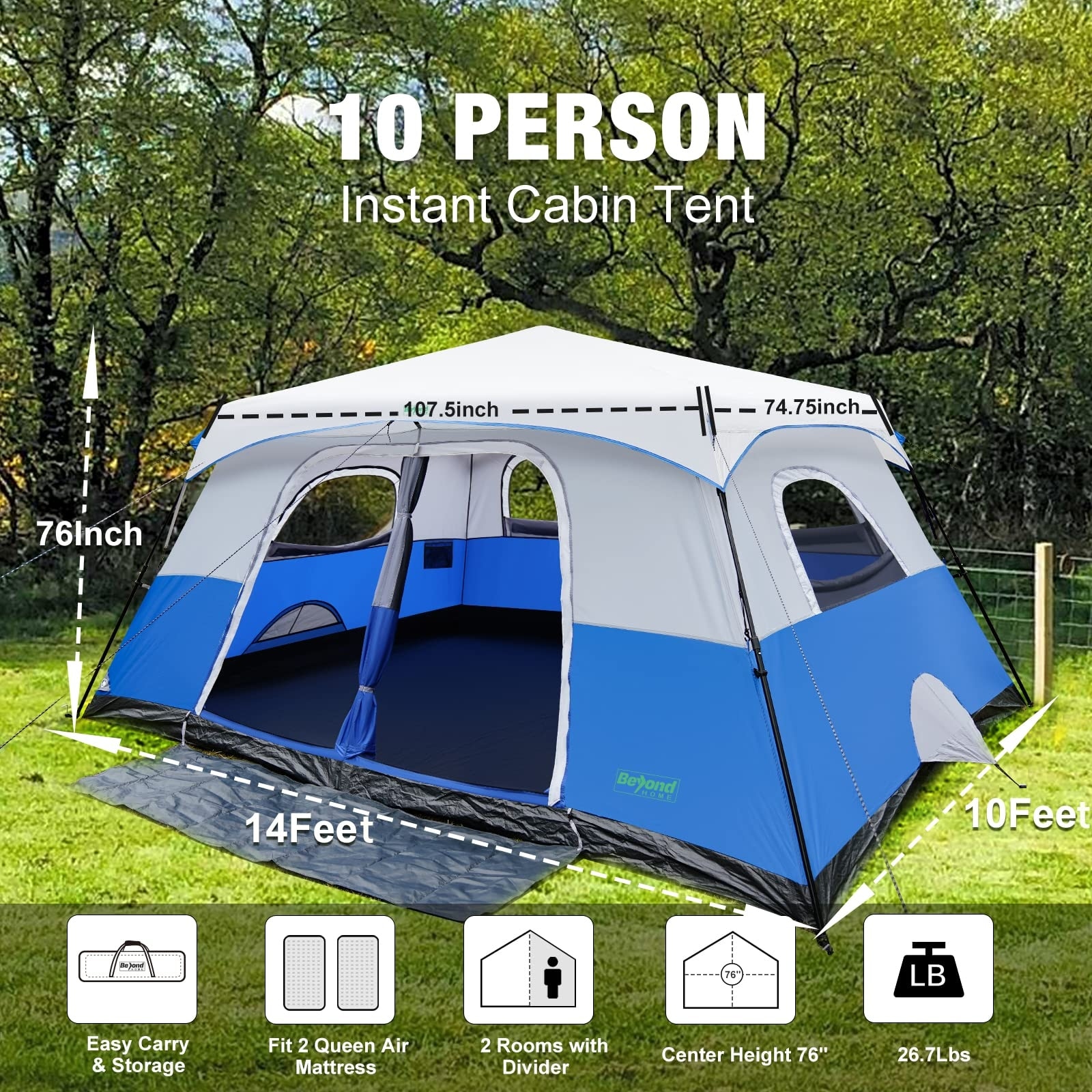 8 to 10 person tent deals
