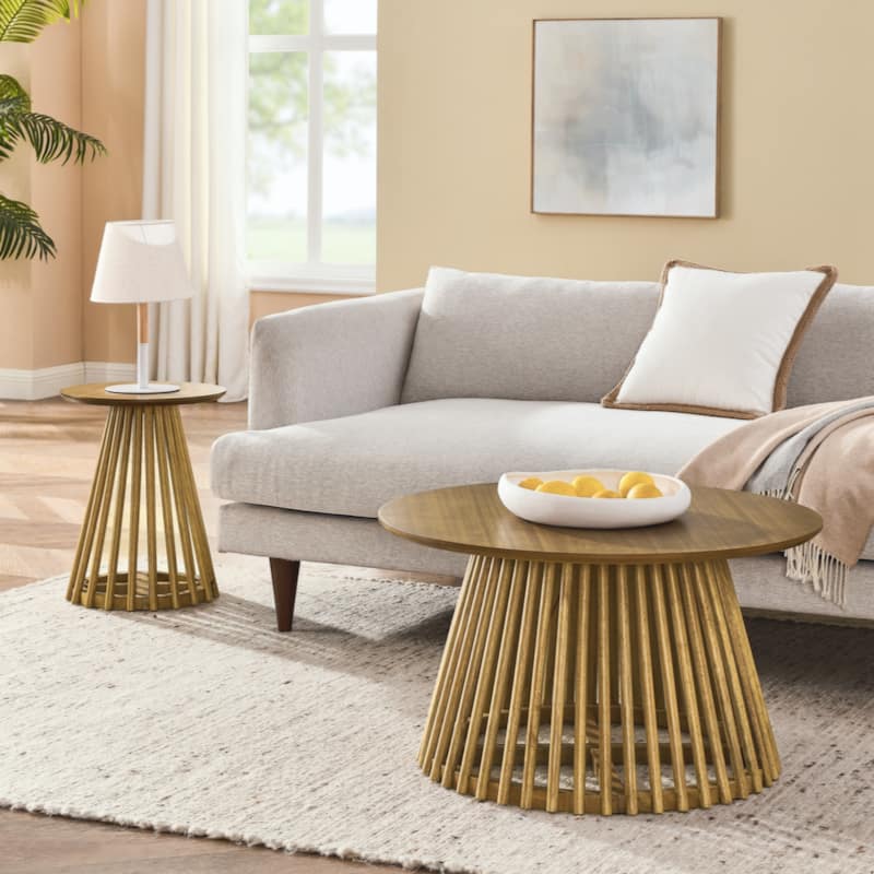 Modern minimalist coffee table, solid wood coffee table suitable for both home and office.