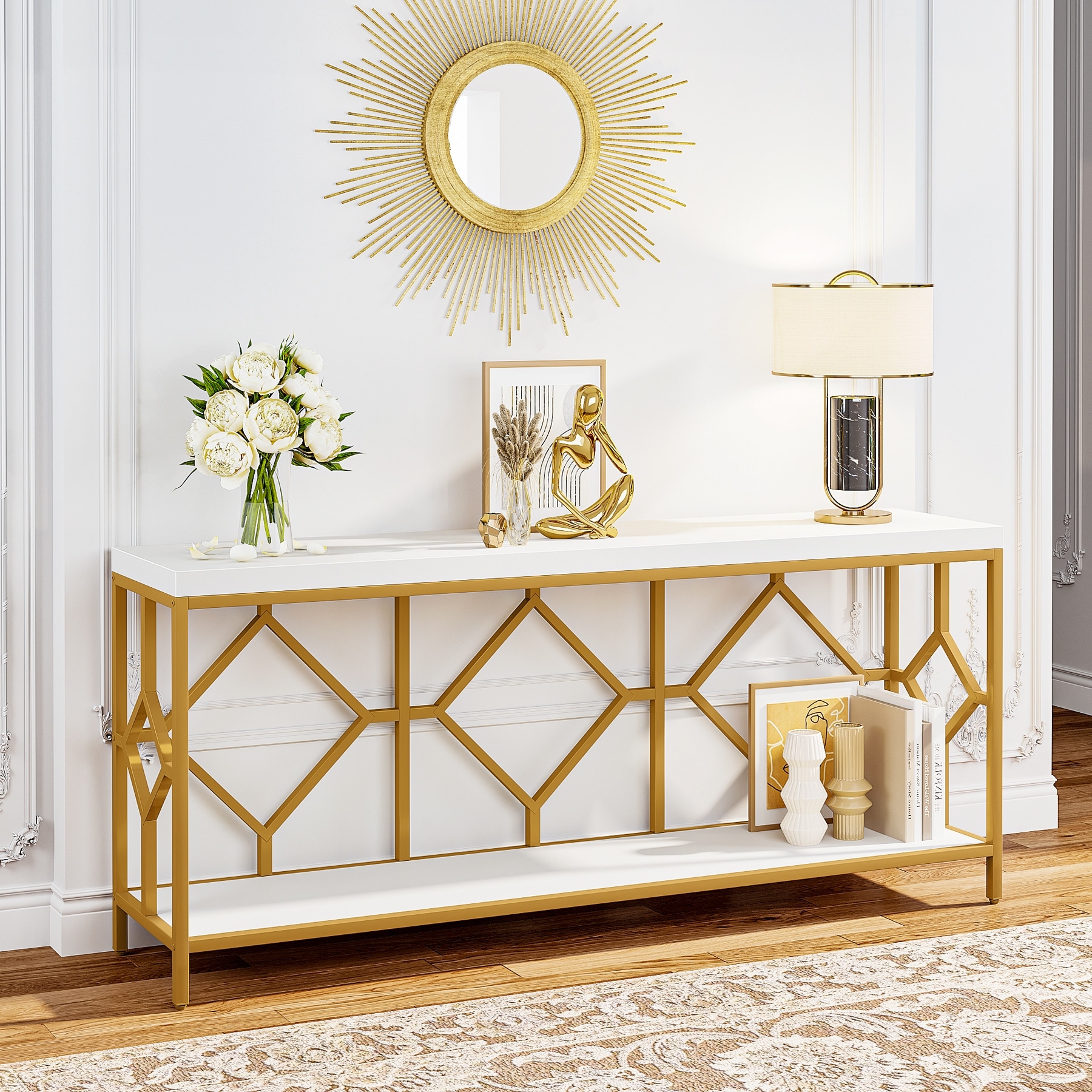 71 Inches Extra Long Console Table Sofa Table Bed Bath Beyond