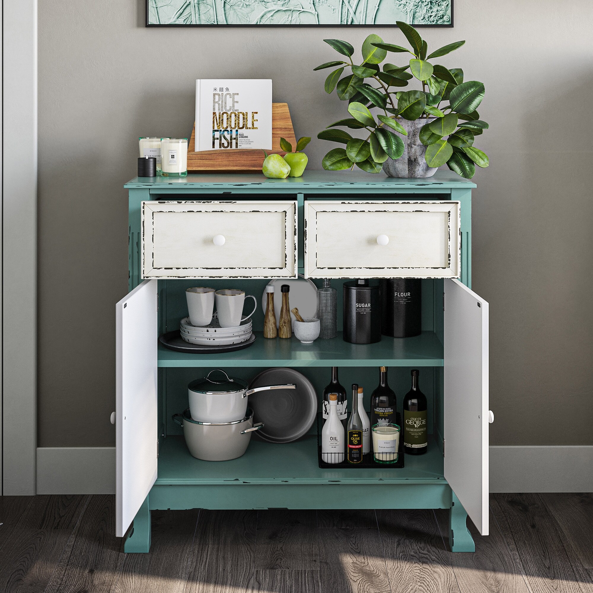 Extra deep 2025 accent cabinet