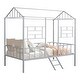 preview thumbnail 5 of 8, Furniture of America Julian Modern Twin Metal House-inspired Low Profile Loft Bed