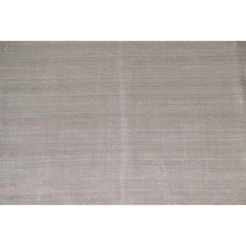 Striped Gabbeh Square Area Rug Handmade Wool Carpet - 9'8"x 9'8"