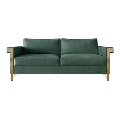 CraftPorch Luxurious Velvet Upholstered Sofa
