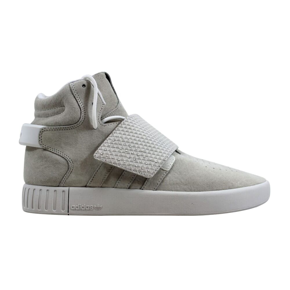 Shop Adidas Tubular Invader Strap Flat White Flat White Bb5038