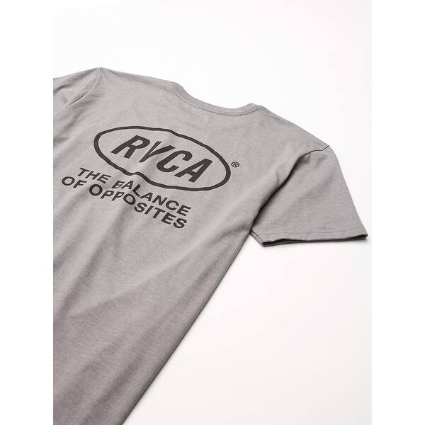 Shop Rvca Mens T Shirts Gray Size 2xl Graphic Tee Chest Pocket Logo Printed 061 Overstock 30974817