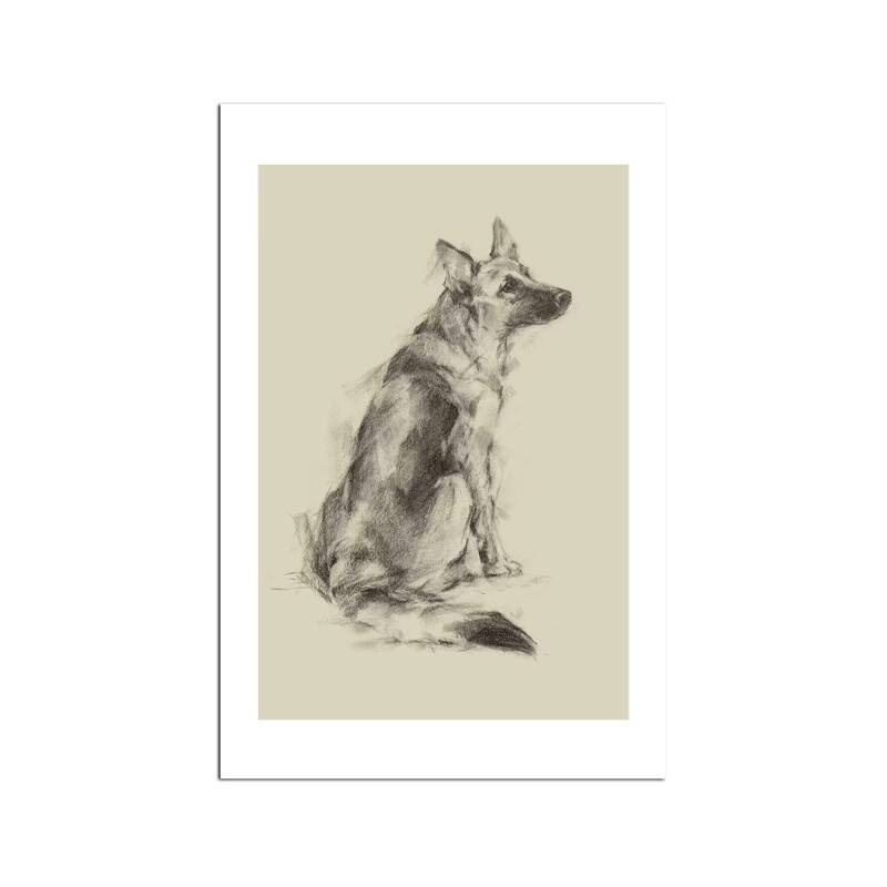 Puppy Dog Eyes V Fine Art Paper Print by Ethan Harper - Multi