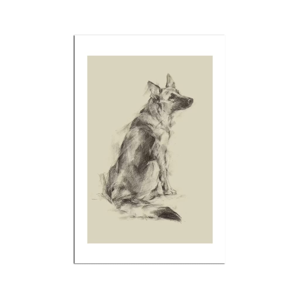 Puppy Dog Eyes V Fine Art Paper Print by Ethan Harper - Multi