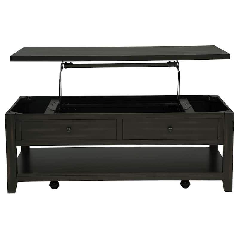 Payne 48-inch Mobile Lift Top Coffee Table - 48" x 28.25" x 18.25"