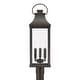 preview thumbnail 5 of 5, 3-light Outdoor Post-Lantern w/ Clear Glass