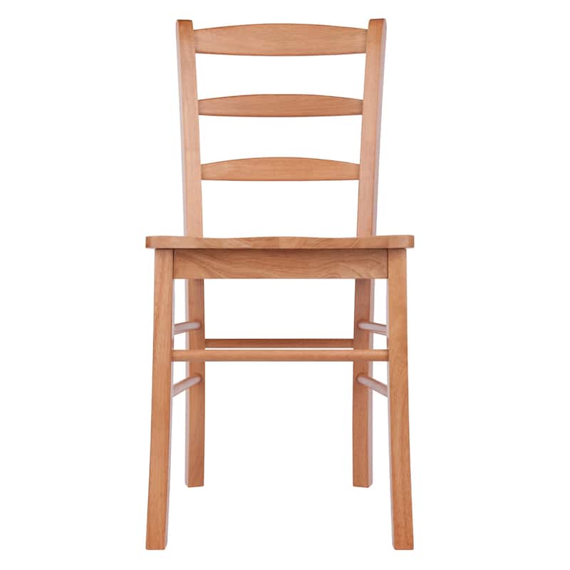 2-Pc Ladder-back Chair Set - 16.6 x 20.5 x 34.7 inches