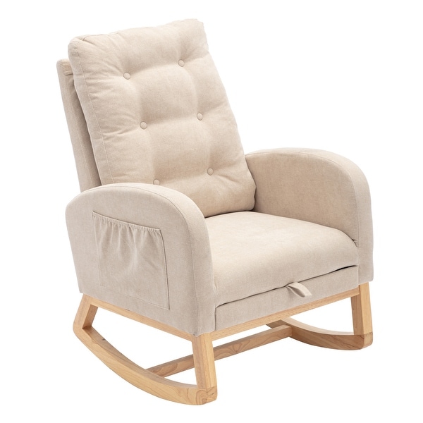 Zoe tufted rocking chair outlet