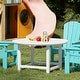 preview thumbnail 133 of 180, Polytrends Laguna Kids Outdoor 38" Round Poly Dining Table for Children