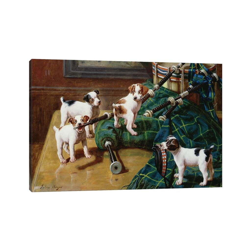 iCanvas "He Who Pays the Piper Calls the Tune" by John Hayes Canvas Print