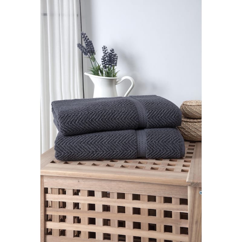 Ozan Premium Home 100% Turkish Cotton Maui Collection Luxury Bath Towels (Set of 2)