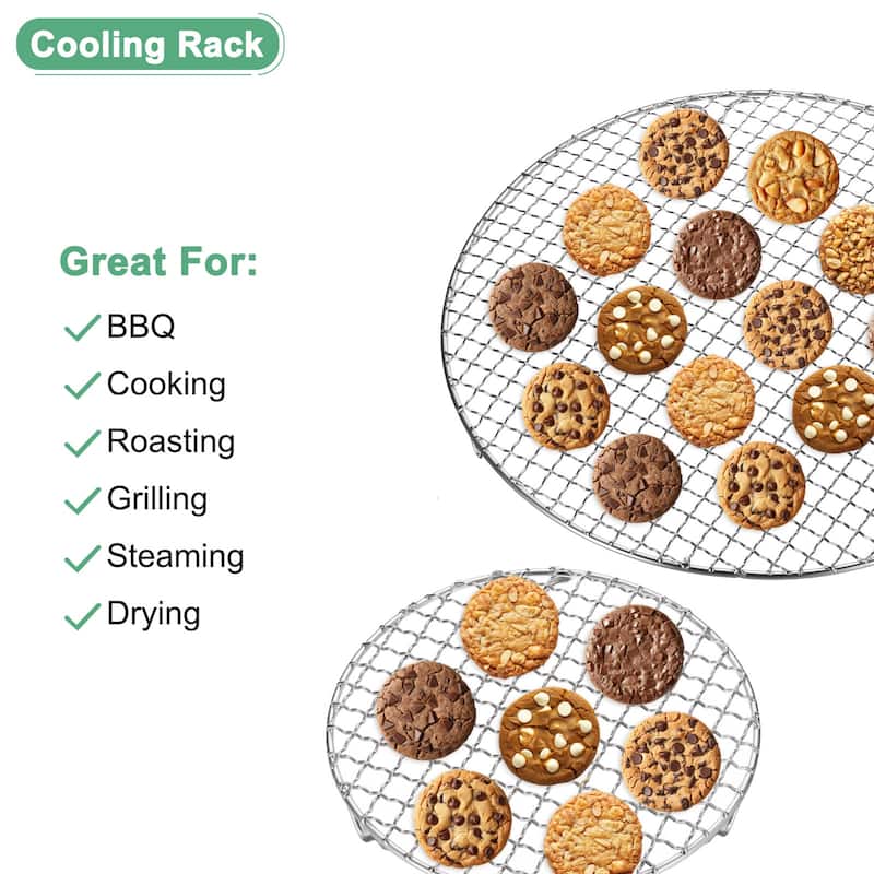 Cooling Rack, Round Baking Rack with 20mm Legs