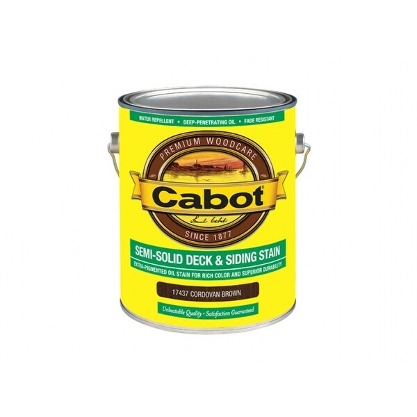 Shop Cabot 07 Semi Solid Deck & Siding Stain Cordovan Brown