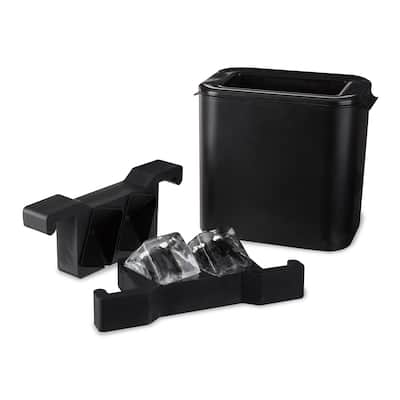 Viski Clear Ice Maker, Makes 2 Pure Square Ice Cubes for Cocktails, Set of 1, Craft Cocktail Ice