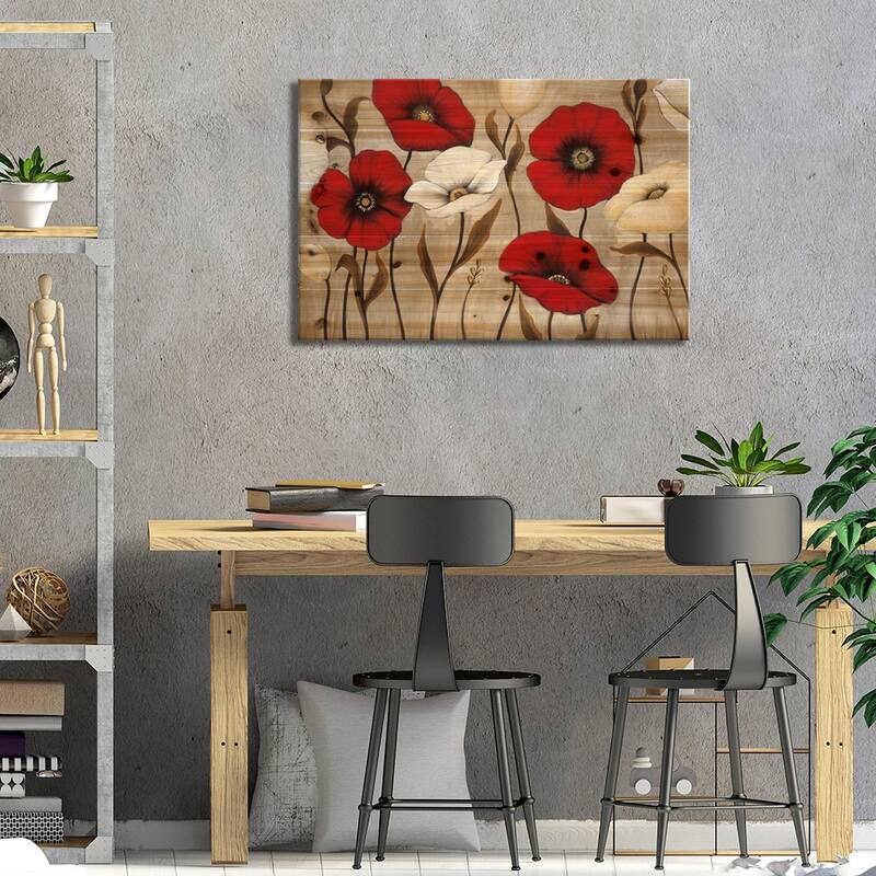 Collective Print On Wood by MAJA - Multi-Color